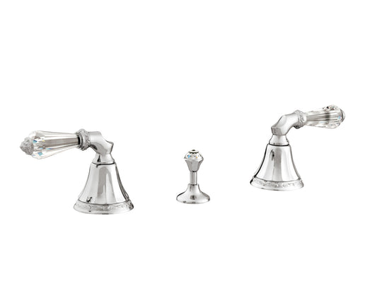 Bronces Mestre Adriatica Three holes bidet set with Swarovski crystal - 058622-F00