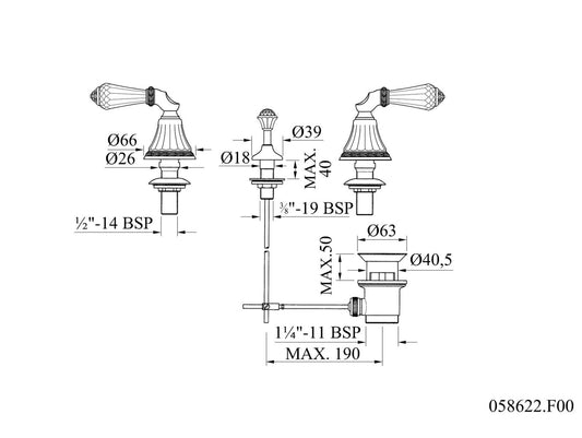 Technical drawing - Bronces Mestre