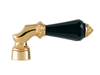 Bronces Mestre Atlantica Precious Handle kit for shower system with Swarovski black crystal - 058645-FN0
