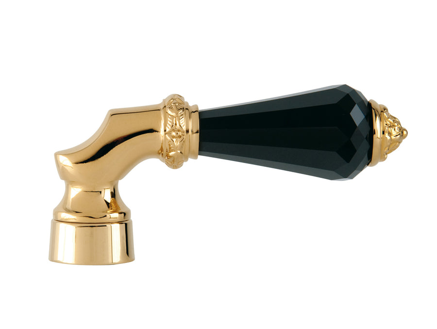 Bronces Mestre Atlantica Precious Handle kit for shower system with Swarovski black crystal - 058645-FN0