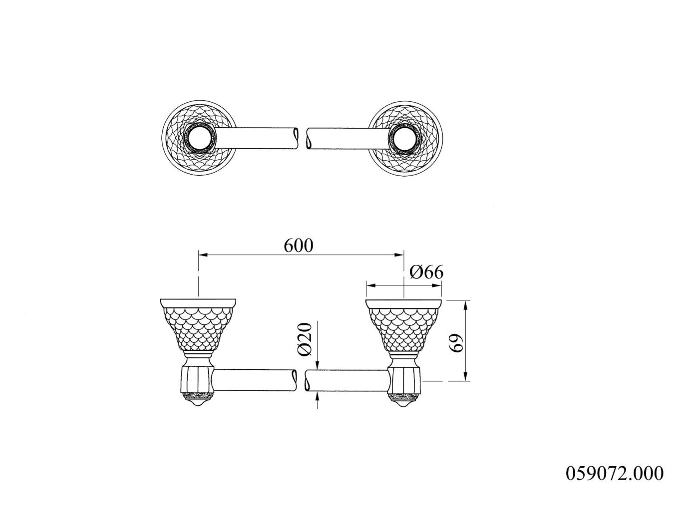 Technical drawing - Bronces Mestre