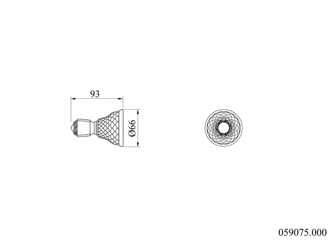 Technical drawing - Bronces Mestre