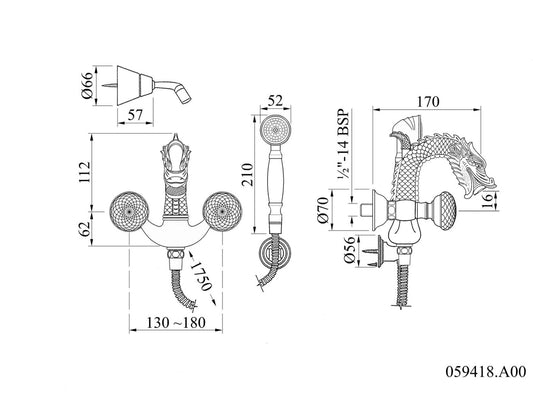 Technical drawing - Bronces Mestre