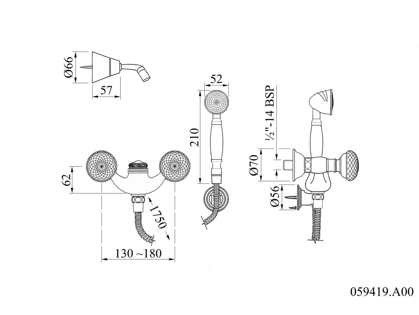 Technical drawing - Bronces Mestre