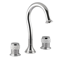 Bronces Mestre Coquette Three holes basin set with white porcelain - 065501-000