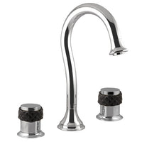 Bronces Mestre Coquette Three holes basin set with black porcelain - 065501-N00