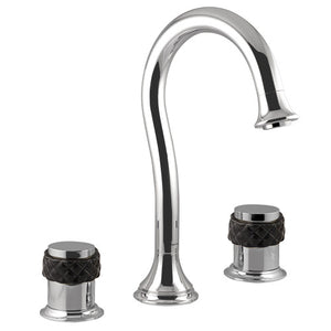 Bronces Mestre Coquette Three holes basin set with black porcelain - 065501-N00