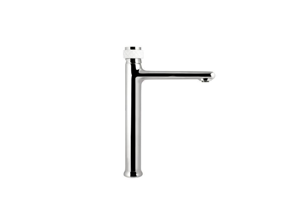Bronces Mestre Coquette High monolever basin mixer with white porcelain - 065503