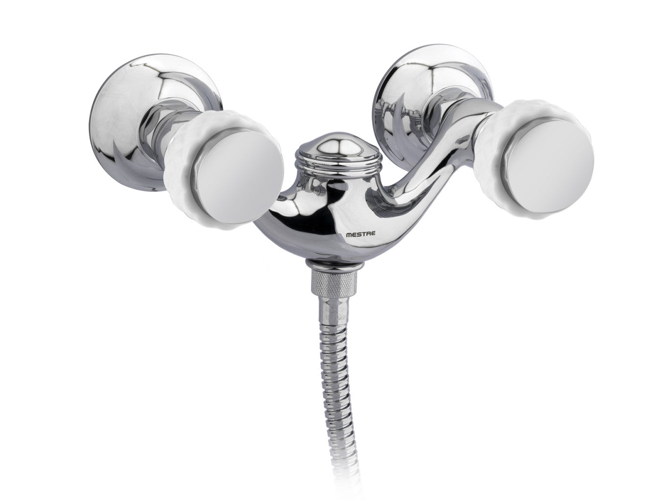 Bronces Mestre Coquette Shower mixer with white porcelain - 065519