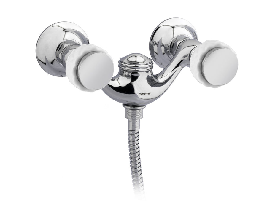 Bronces Mestre Coquette Shower mixer with white porcelain - 065519