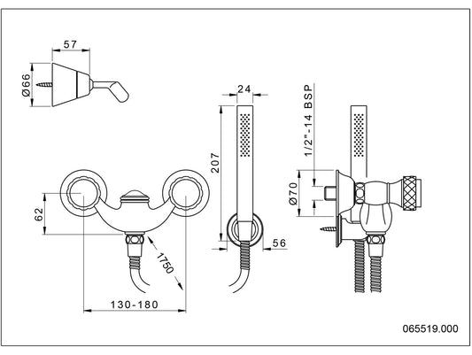 Technical drawing - Bronces Mestre