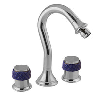 Bronces Mestre Coquette Three holes bidet set with blue porcelain - 065521-A00