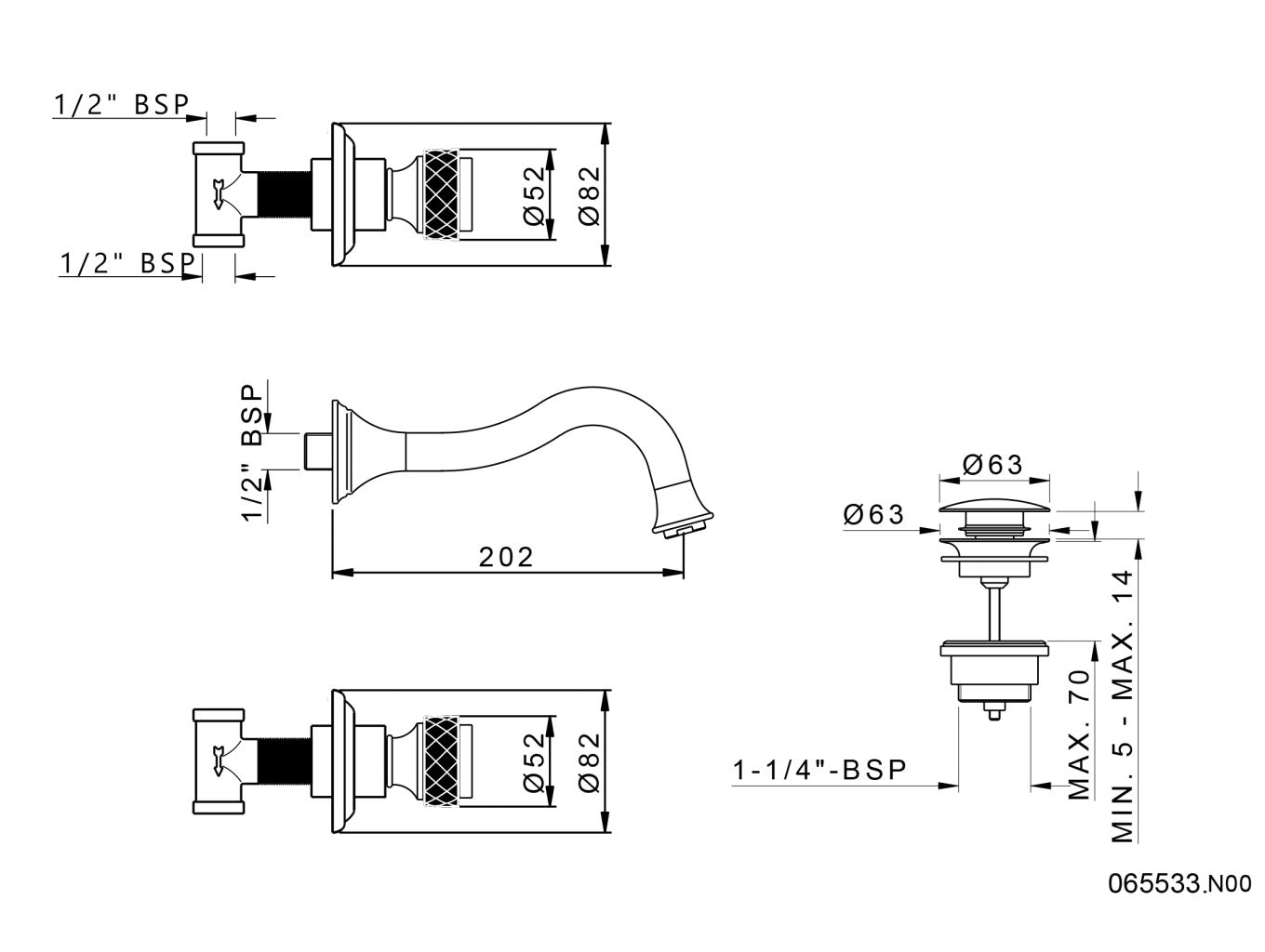 Technical drawing - Bronces Mestre