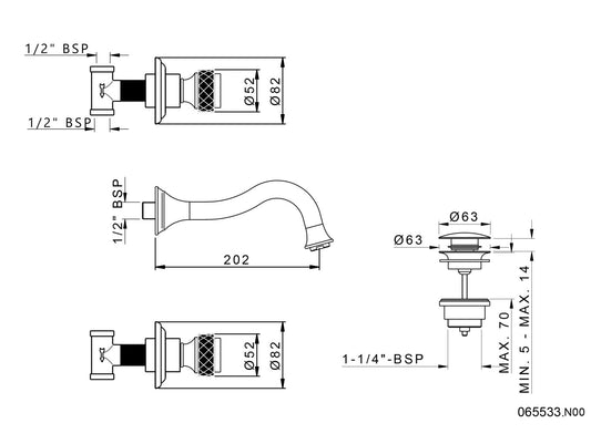 Technical drawing - Bronces Mestre