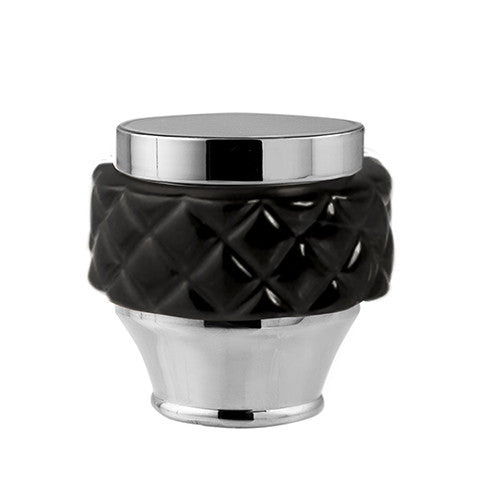 Coquette Knob for shower system with black porcelain