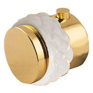 Bronces Mestre Atlantica Precious Thermostatic knob kit with Coquette white porcelain - 065546-000