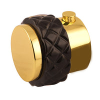 Bronces Mestre Atlantica Precious Thermostatic knob kit with Coquette black porcelain - 065546-N00