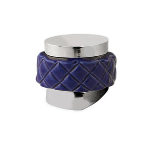 Bronces Mestre Atlantica Precious Monolever handle kit for shower system with blue porcelain - 065547-A00