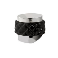 Bronces Mestre Atlantica Precious Monolever handle kit for shower system with black porcelain - 065547-N00