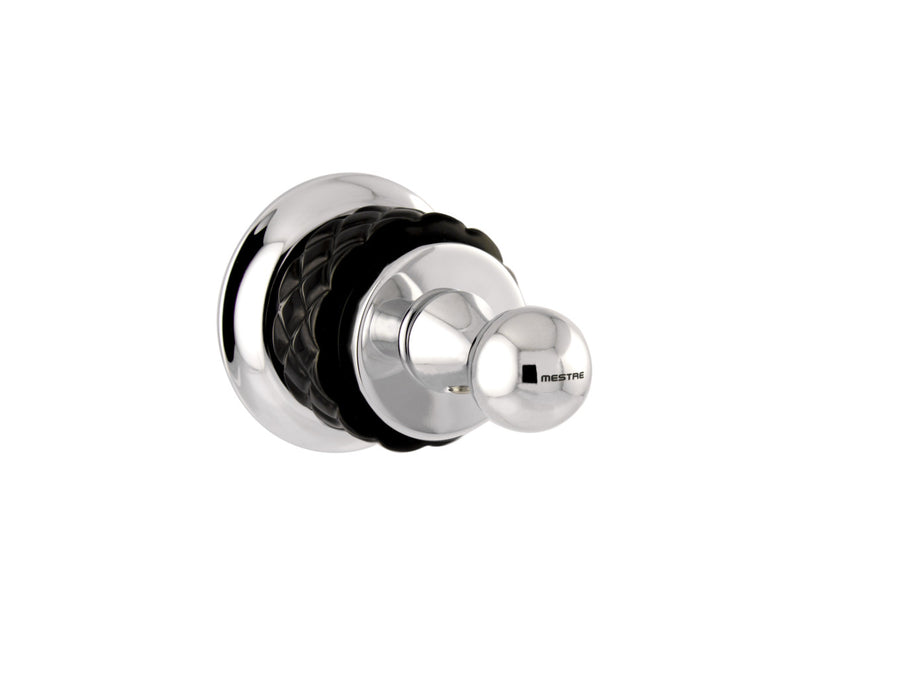 Bronces Mestre Coquette Robe hook with black porcelain - 065575-N00