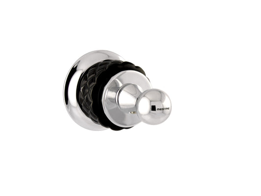 Bronces Mestre Coquette Robe hook with black porcelain - 065575-N00