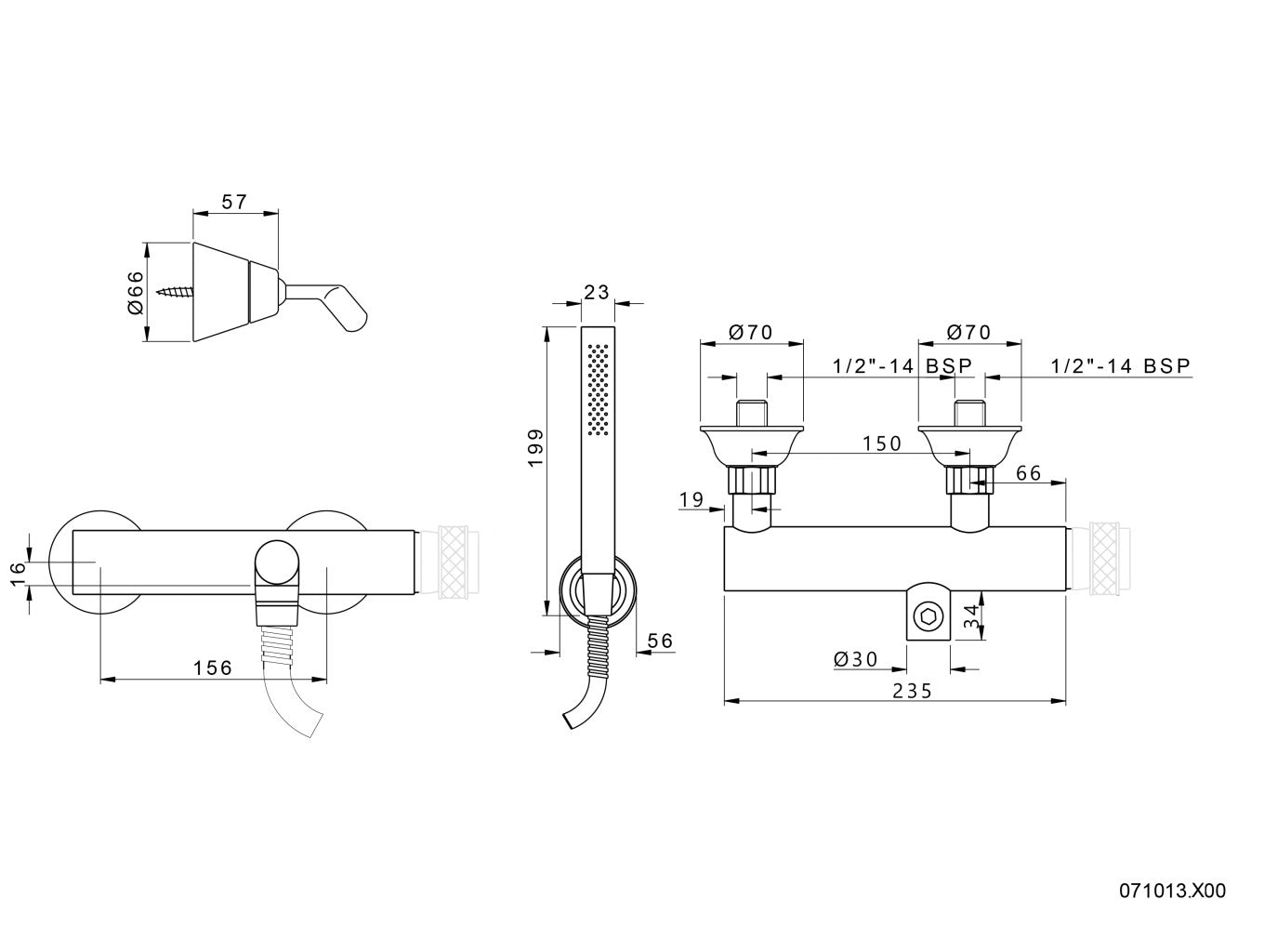 Technical drawing - Bronces Mestre