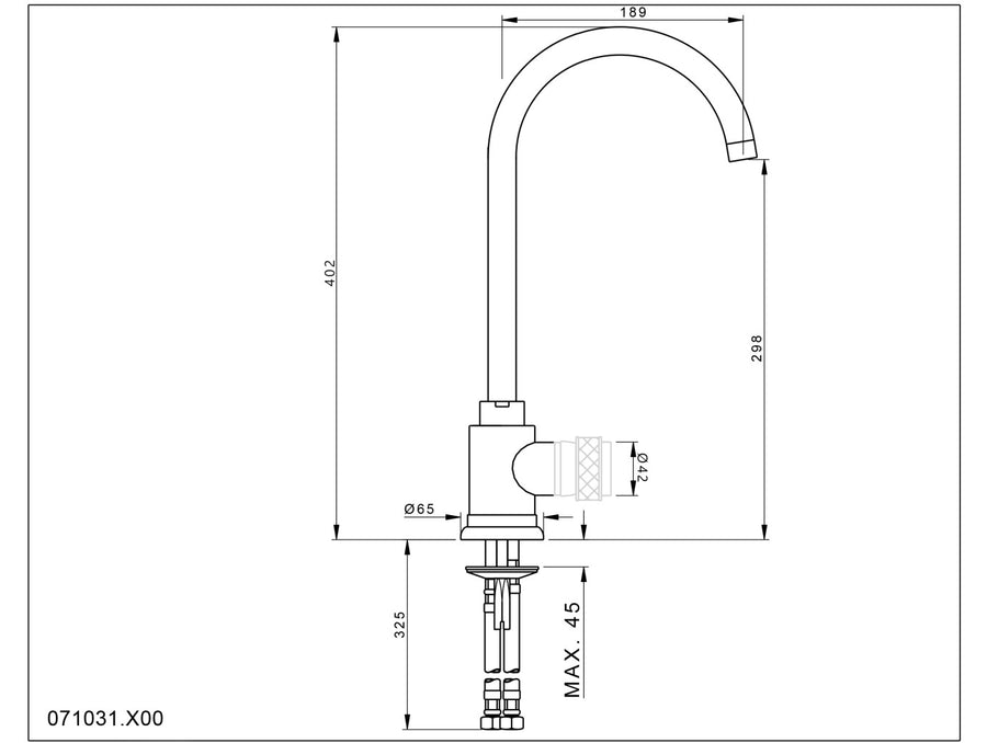 Technical drawing - Bronces Mestre