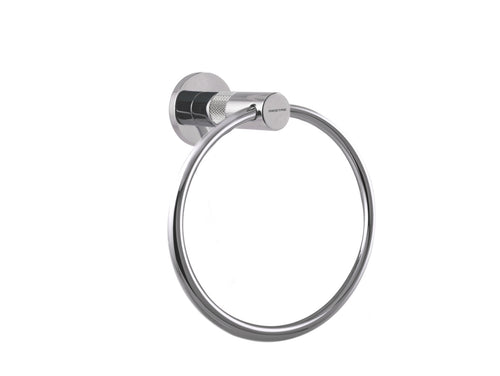 Versailles Towel ring 160mm with decorated brass ring