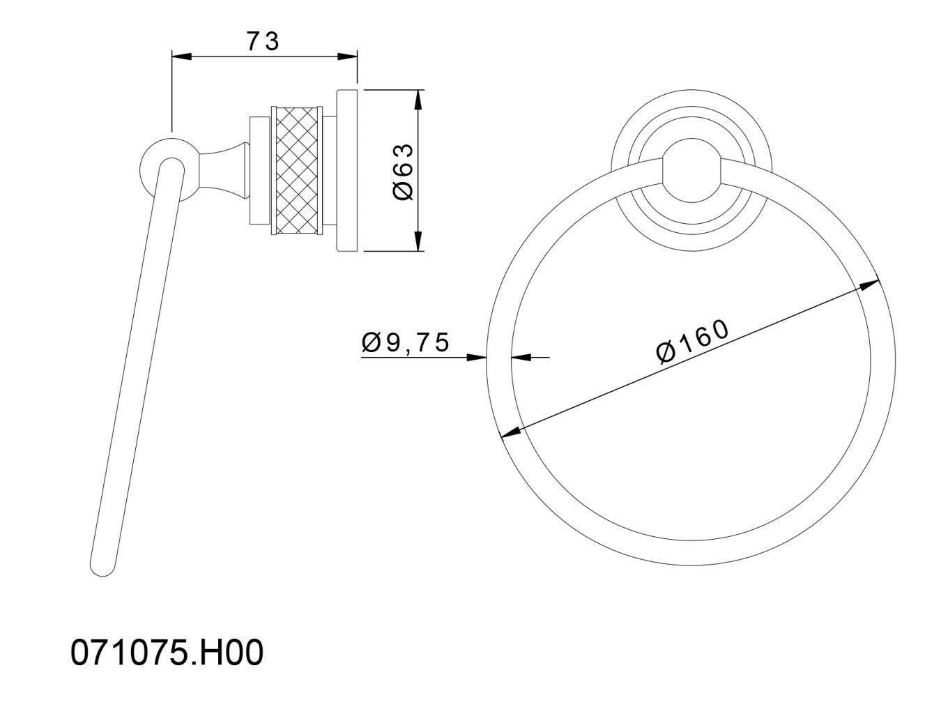Technical drawing - Bronces Mestre