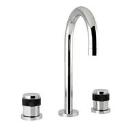 Bronces Mestre Versailles Three holes basin set with black Swarovski - 071401-HN0