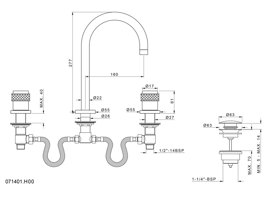 Technical drawing - Bronces Mestre