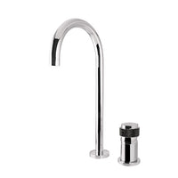 Bronces Mestre Soho Two Holes High Basin Mixer - 071408 - Black Swarovski Crystal
