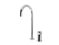 Bronces Mestre Versailles Two holes single lever high basin mixer with decorated brass ring - 071408-LP0