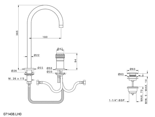 Technical drawing - Bronces Mestre