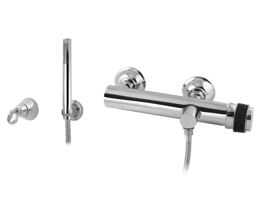 Bronces Mestre Soho Shower Mixer - 071413 - Black Swarovski Crystal