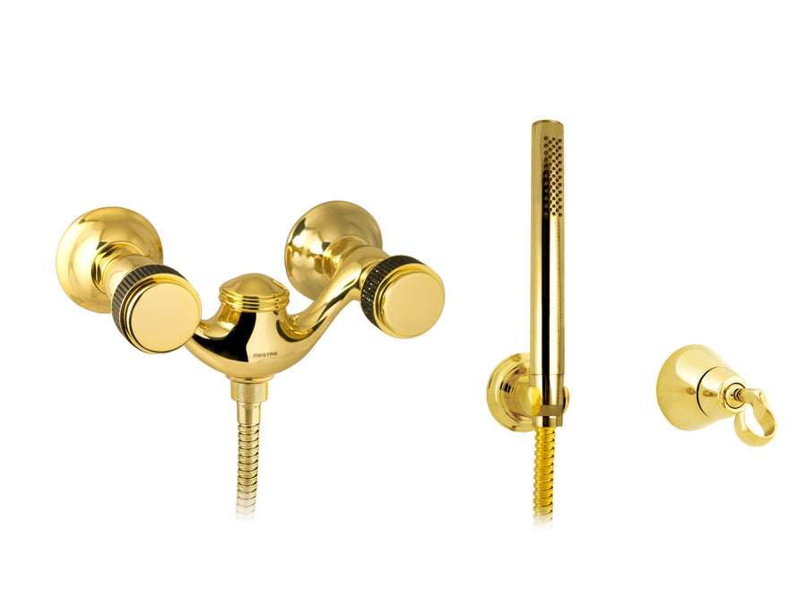 Bronces Mestre Soho Shower Mixer - 071419 - Black Swarovski Crystal
