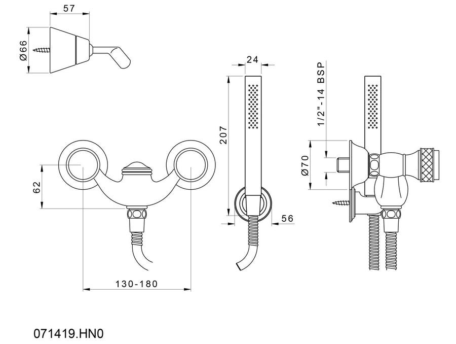 Technical drawing - Bronces Mestre