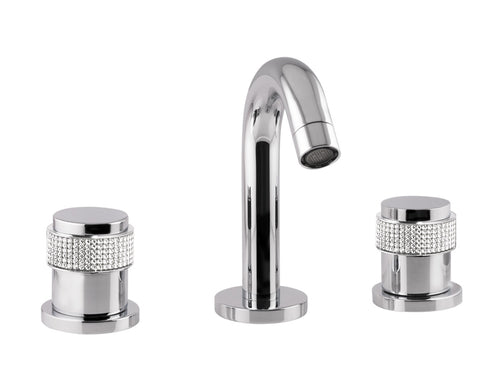 Versailles Three holes bidet set with Swarovski