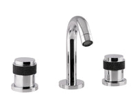 Bronces Mestre Versailles Three holes bidet set with black Swarovski - 071421-HN0