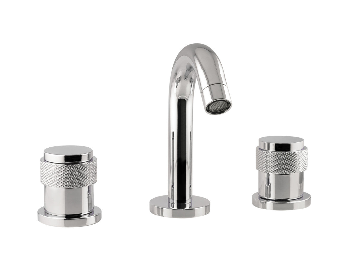 Bronces Mestre Soho Three Holes Bidet Set - 071421 - Decorated Brass Ring