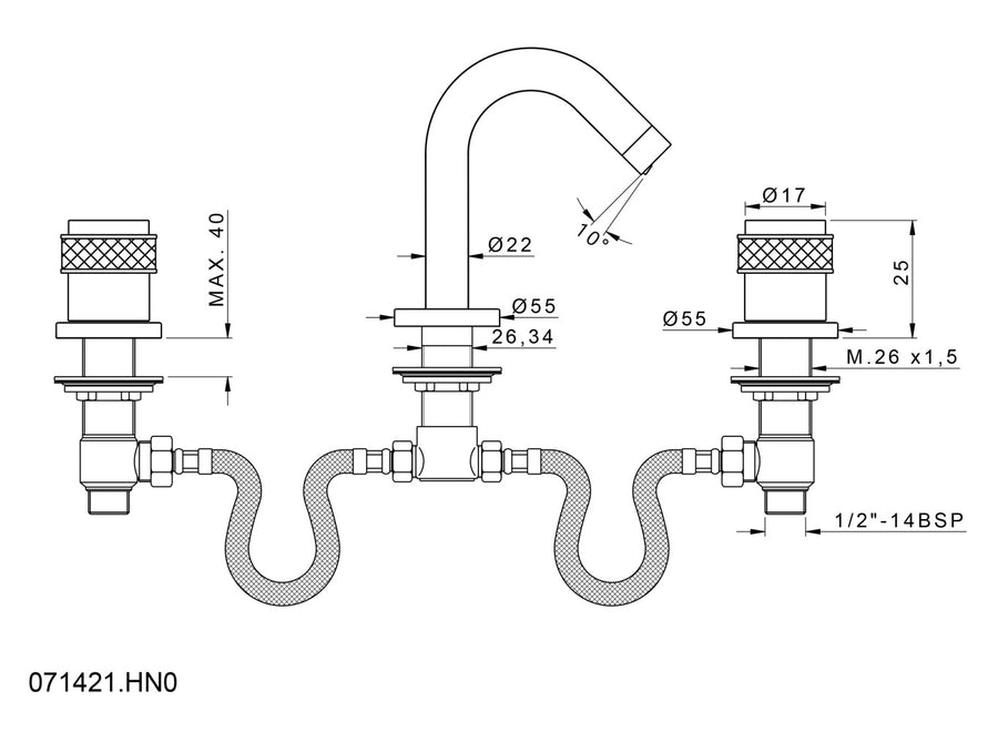 Technical drawing - Bronces Mestre