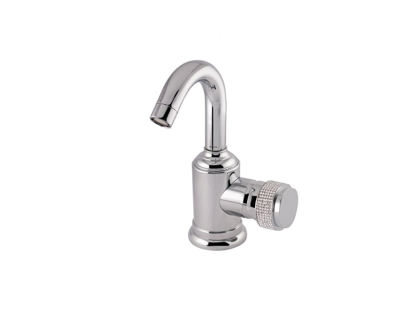 Bronces Mestre Versailles Single lever bidet mixer with knob Swarovski Crysyal Mesh - 071423-H00