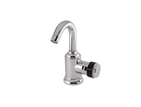 Bronces Mestre Versailles Single lever bidet mixer with knob black Swarovski Crysyal Mesh - 071423-HN0