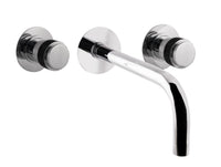 Bronces Mestre Versailles Three holes wall basin set with black Swarovski - 071433-HN0
