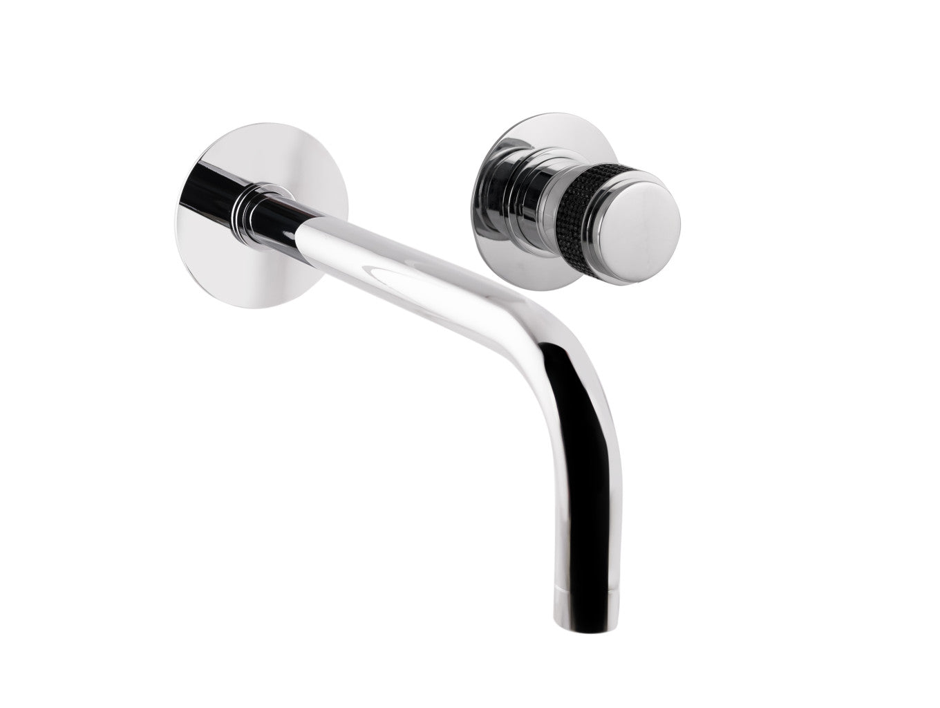Bronces Mestre Versailles Single lever wall basin mixer with black Swarovski - 071440-HN0