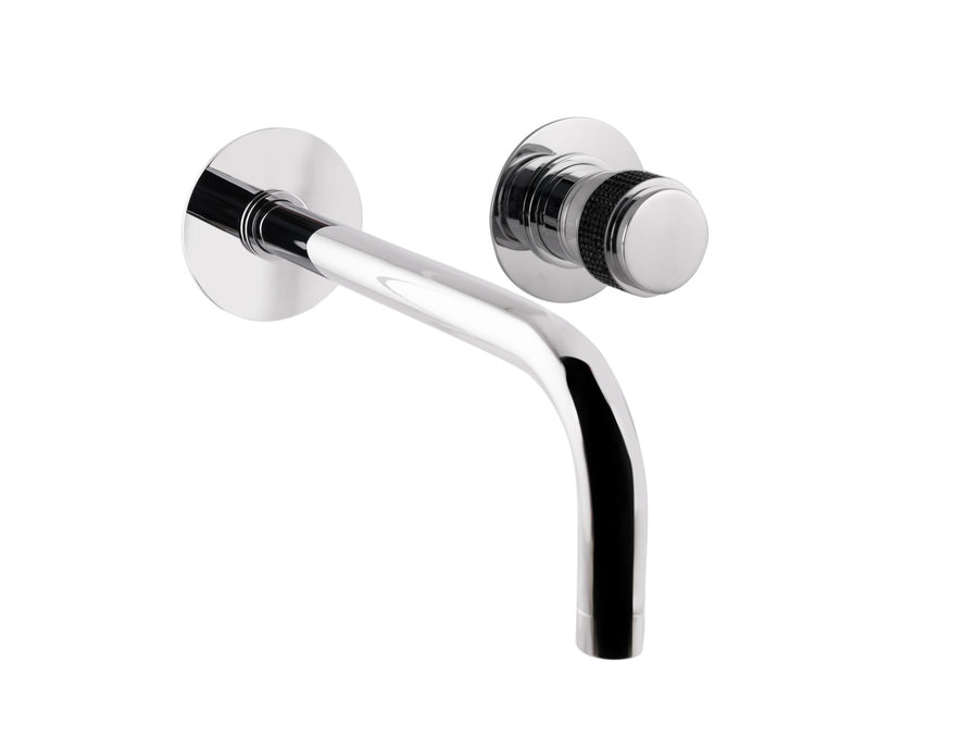 Bronces Mestre Versailles Single lever wall basin mixer with black Swarovski - 071440-HN0