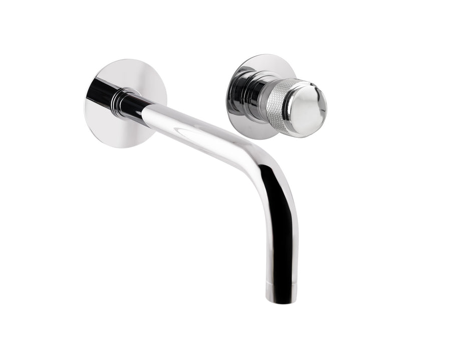 Bronces Mestre Versailles Single lever wall basin mixer with with decorated brass ring - 071440-P00