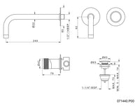 Technical drawing - Bronces Mestre