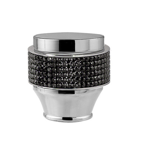 Versailles Knob for shower system with black Swarovski