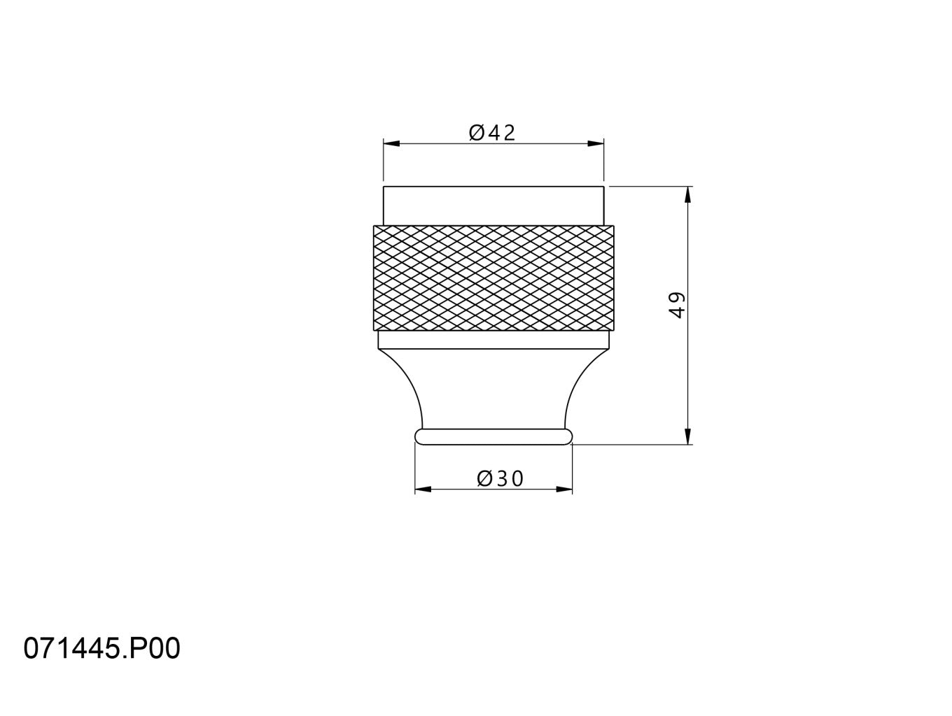 Technical drawing - Bronces Mestre